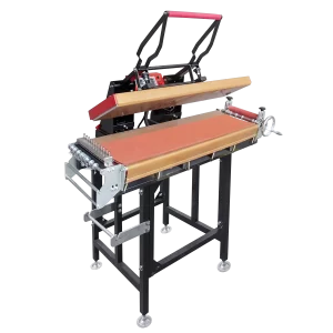 Prensa de calor manual de cordón